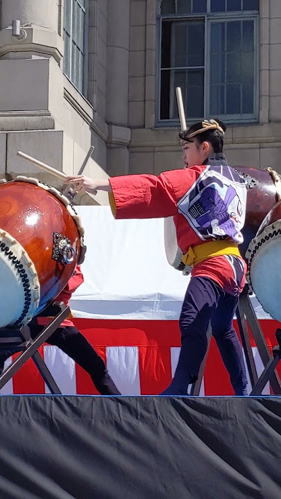 🐘💃　１１-3　#SPRING #THUNDER by #OOEDO #SUKEROKU #DAIKO -Japan EASTER Flower Fes Tsukiji Honganji Temple