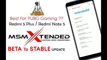 MSM Xtended vince । Redmi 5 Plus/Redmi Note 5 । SMOOTH PUBG ?? Best Bettery Backup ।