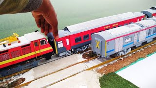 DEPARTURE from railway stations with sound effect || HO SCALE MODEL TRAIN | INDIAN RAILWAY #trains
