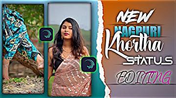 Khortha Status Video Editing Alight Motion |Video Clip Status  Editing |New Khortha  status
