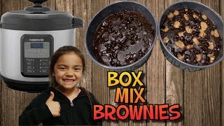 brownies mix cooker pressure