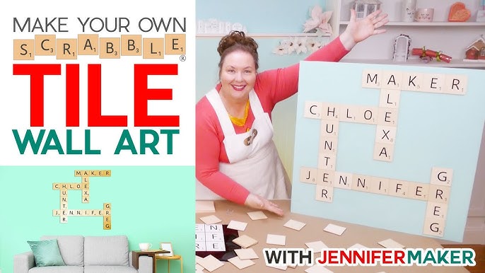 How to Make Giant Scrabble Letters - DIY & Crafts - Handimania