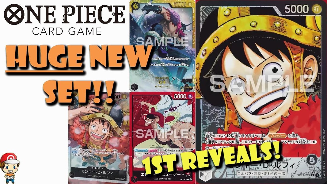 OP-17 Finally Revealed! HUGE New Set! 1st Card Reveals! Elbaf is