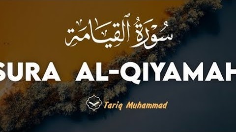 القارئ طارق محمد سوره القيامه |Tariq Muhammad Surah Al Qiyamah I Мухаммад Тарик Сура Аль Кияма