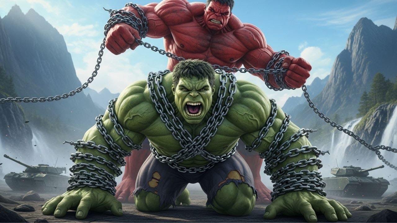 Green Hulk Unleashed: Crimson Rivalry Ignites Against Red Hulk's Fury ...