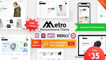 Metro – Minimal WooCommerce WordPress Theme Free Download