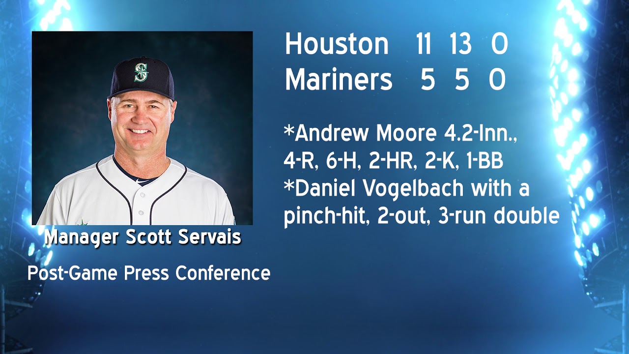 Scott Servais on Astros Loss 2019-06-04