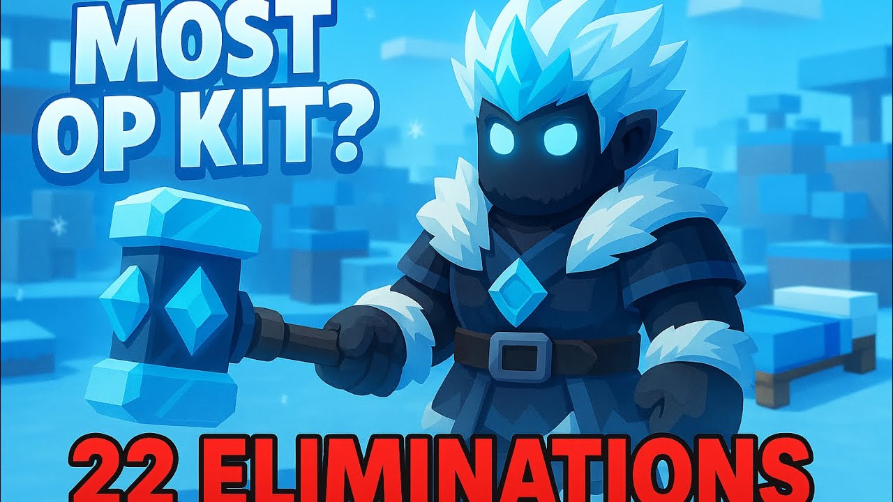 22 kills-ROBLOX Bedwars Gameplay (RANDOM SQUADS)