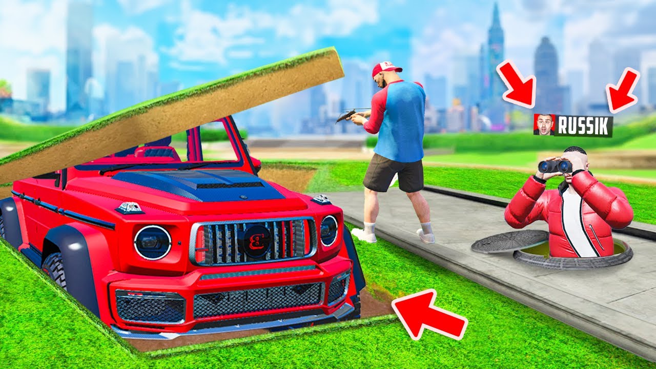 iCrimax FINDET MAFIA AUTO in GTA 5! (Hide & Seek)