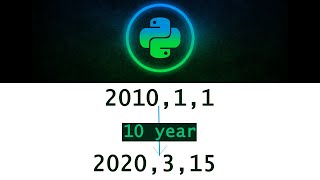 Python Program to Find Year Between two Dates