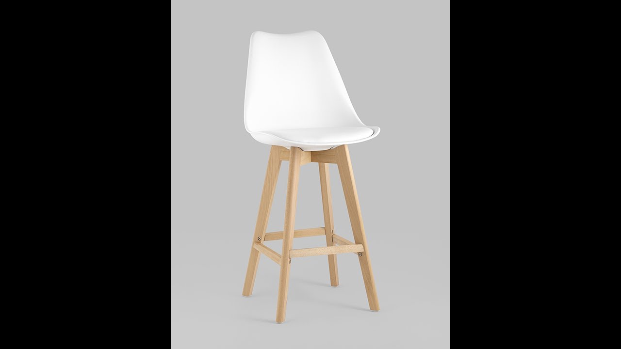 Стул барный Frankfurt белого цвета - лучшие Барные стулья в INMYROOM Стул барный Frankfurt белого цвета - лучшие Барные стулья в INMYROOM