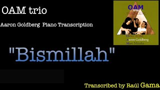 Aaron Goldberg (OAM TRIO) piano transcription. 
