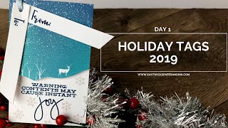 Holiday Gift Tags | Hero Arts Snowy Scene Day 1