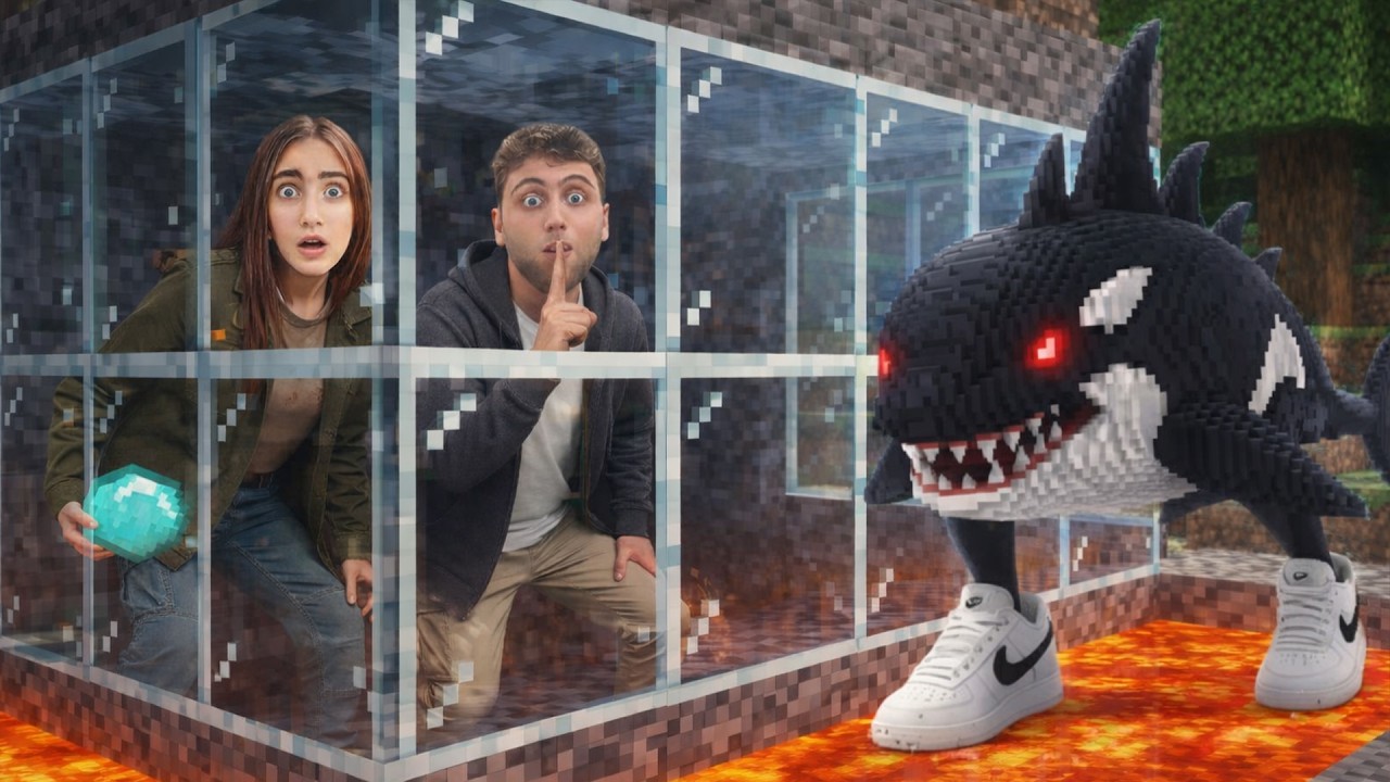 بنينا بيت محمي ضد حوت الاوركا في ماين كرافت !