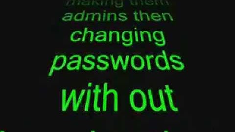 YouTube   hacking admin accounts and passwords cmd full view