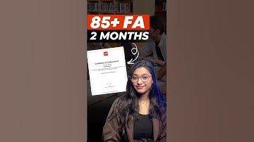 Mastering ACCA Financial Accounting (FA) in 2 Months: A Proven Study Plan for Success | Avishi