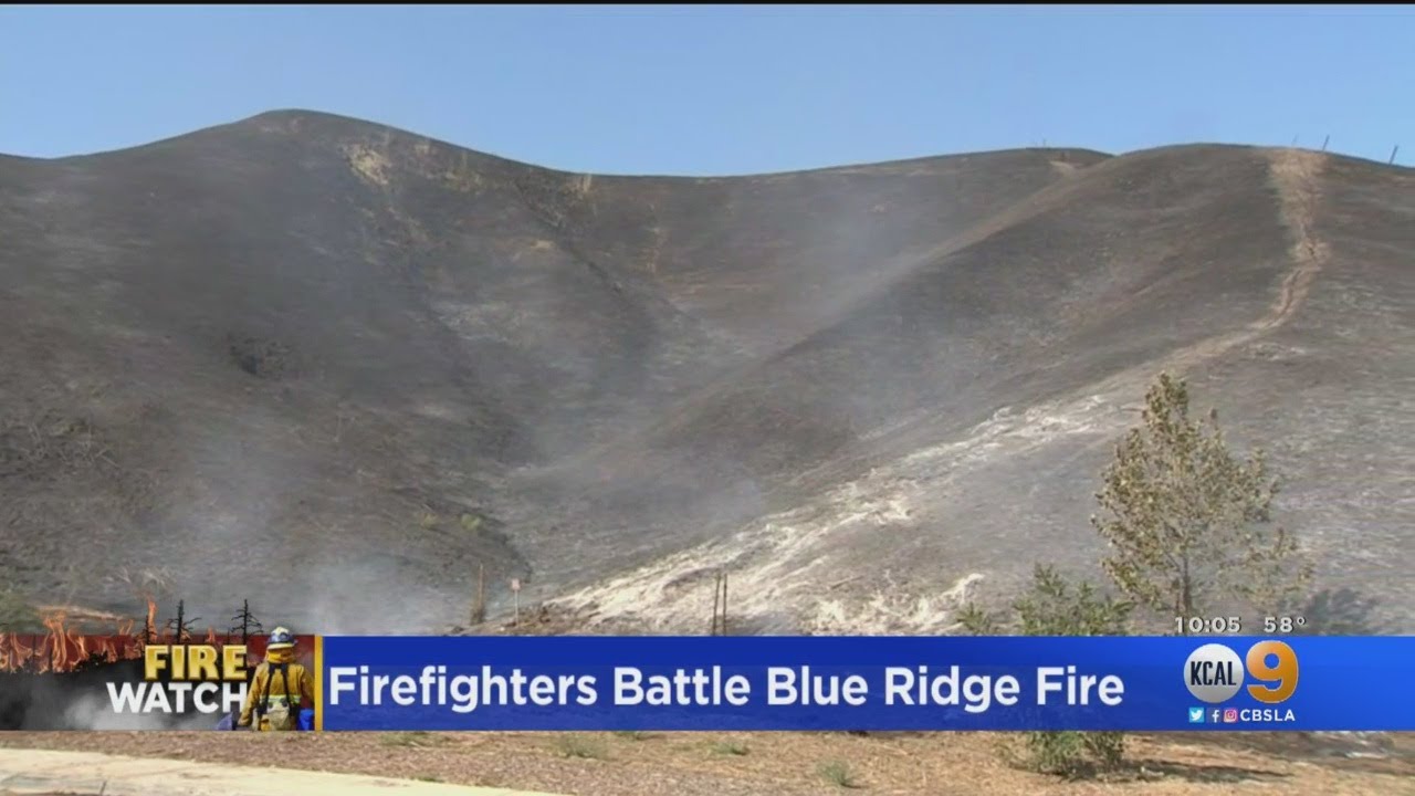 Firefighters Make Progress On Blue Ridge, Silverado Fires - YouTube