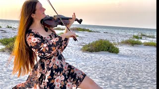 Another Love - Tom Odell | Violin Cover -Avelina Kushnir live sound acapella  (Boca Grande, FL)