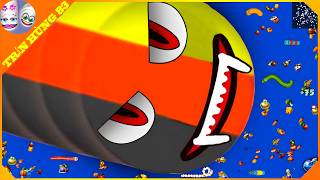 WORMSZONE.IO | GIANT SLITHER SNAKE TOP 01 / Epic Worms Zone Best Gameplay! | Trần Hùng 83 screenshot 1