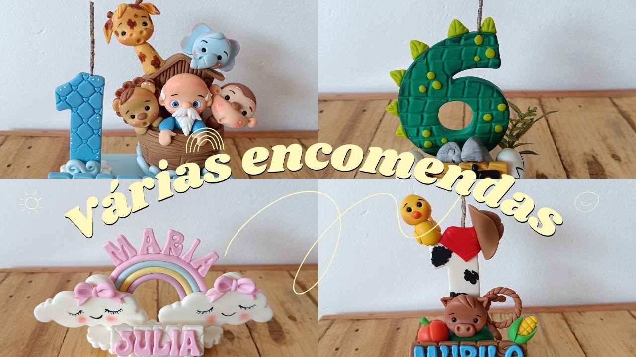 TOPO DE BOLO ARCA DE NOÉ finalizado+ várias encomendas na semana 🙏