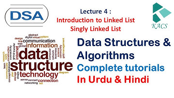 Introduction to Link List Singly link List with Examples In Urdu | Hindi | Data Structures DSA
