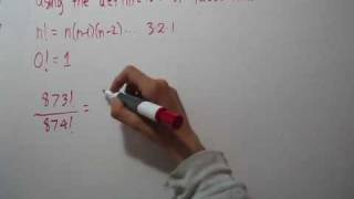 Using the Definition of Factorial