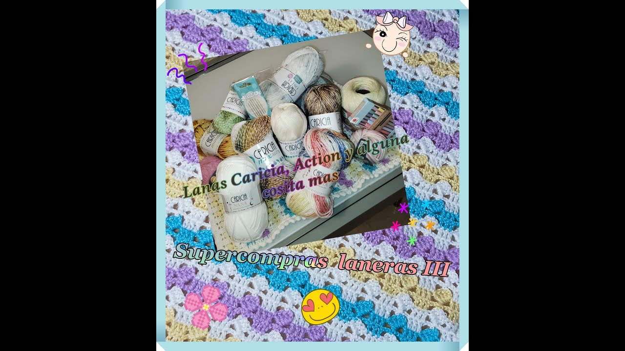 Super compras laneras III. Lanas Caricia, Action y mas cositas.....