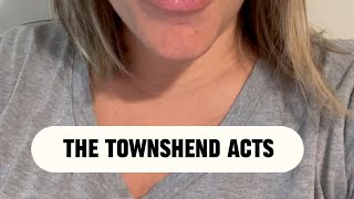 The Townshend Acts - APUSH in 1 MIN Daily!