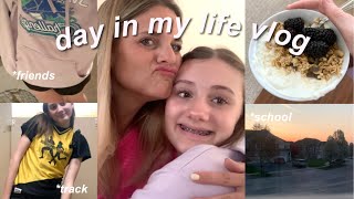 day in my life vlog! 🏄‍♀️ grwm, track, school, friends