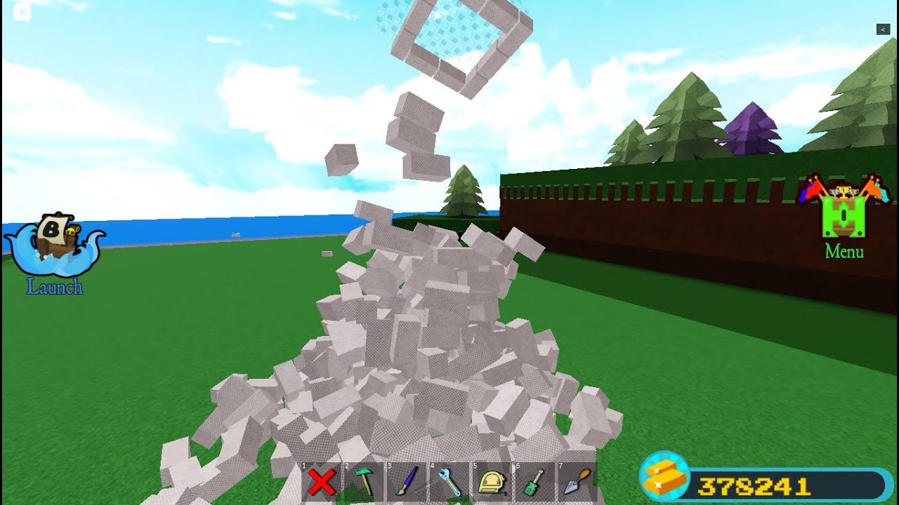 Destroying A Tall Destructible Tower in Babft - YouTube