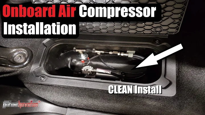Onboard Air Compressor Installation Ram Pickup (Airlift Load Controller) | AnthonyJ350
