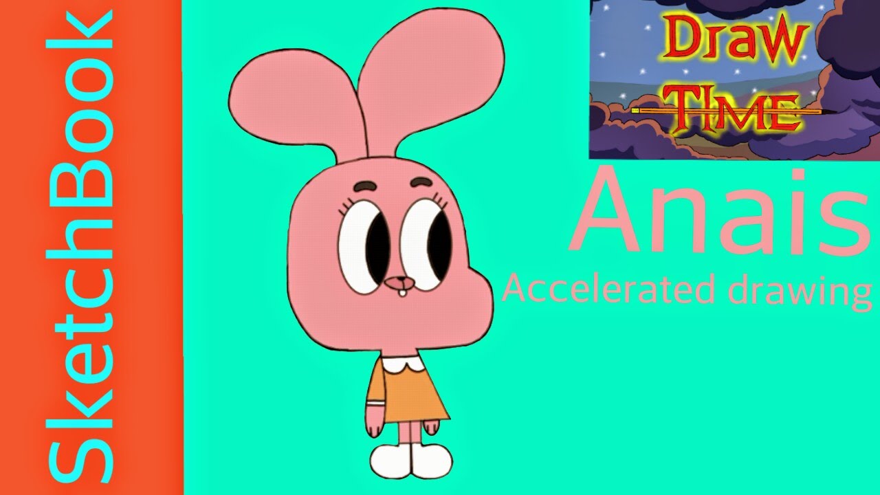 Ускоренное рисование. Accelerated drawing. Anais. - YouTube