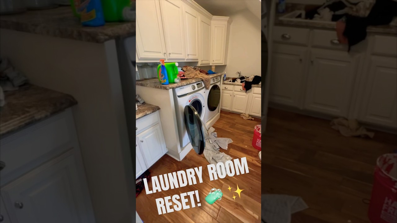 🧼✨😍LAUNDRY ROOM RESET!🧼✨😍 