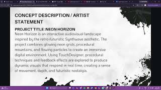 Final Project Presentation Video