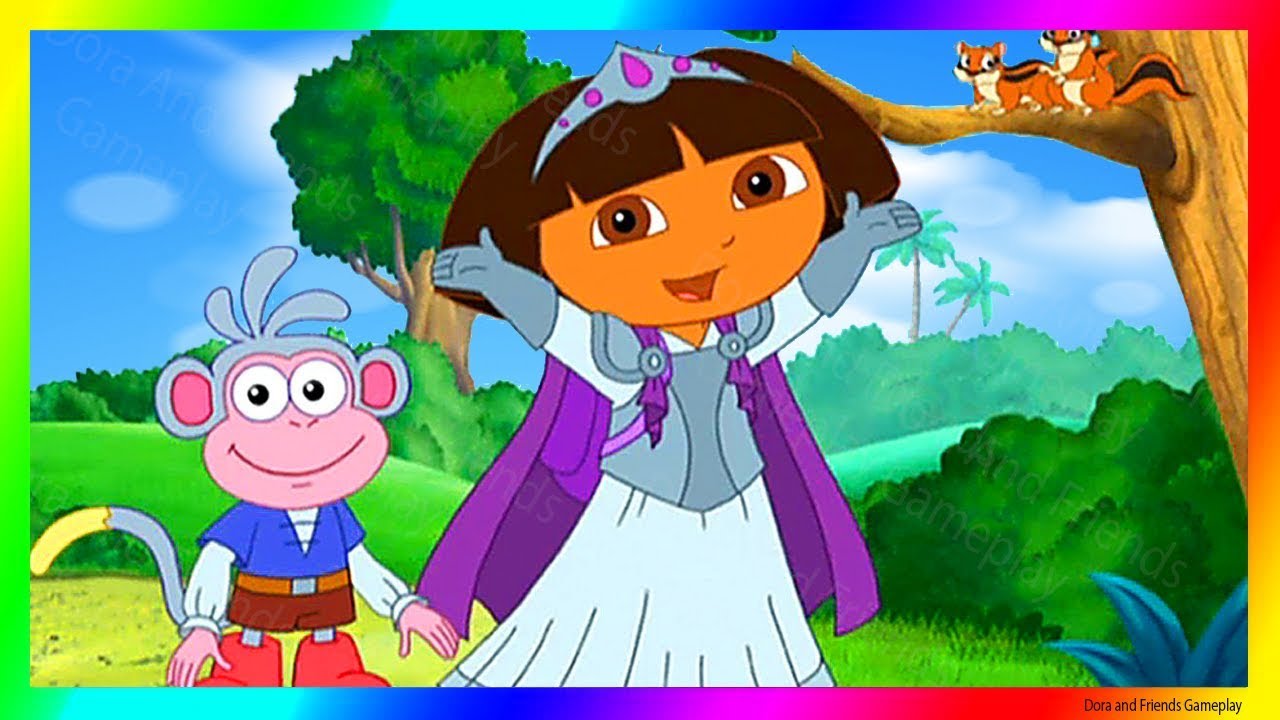 Dora the Explorer Games to play Cartoon 💖 Dora Saves Fairytale Land with D...