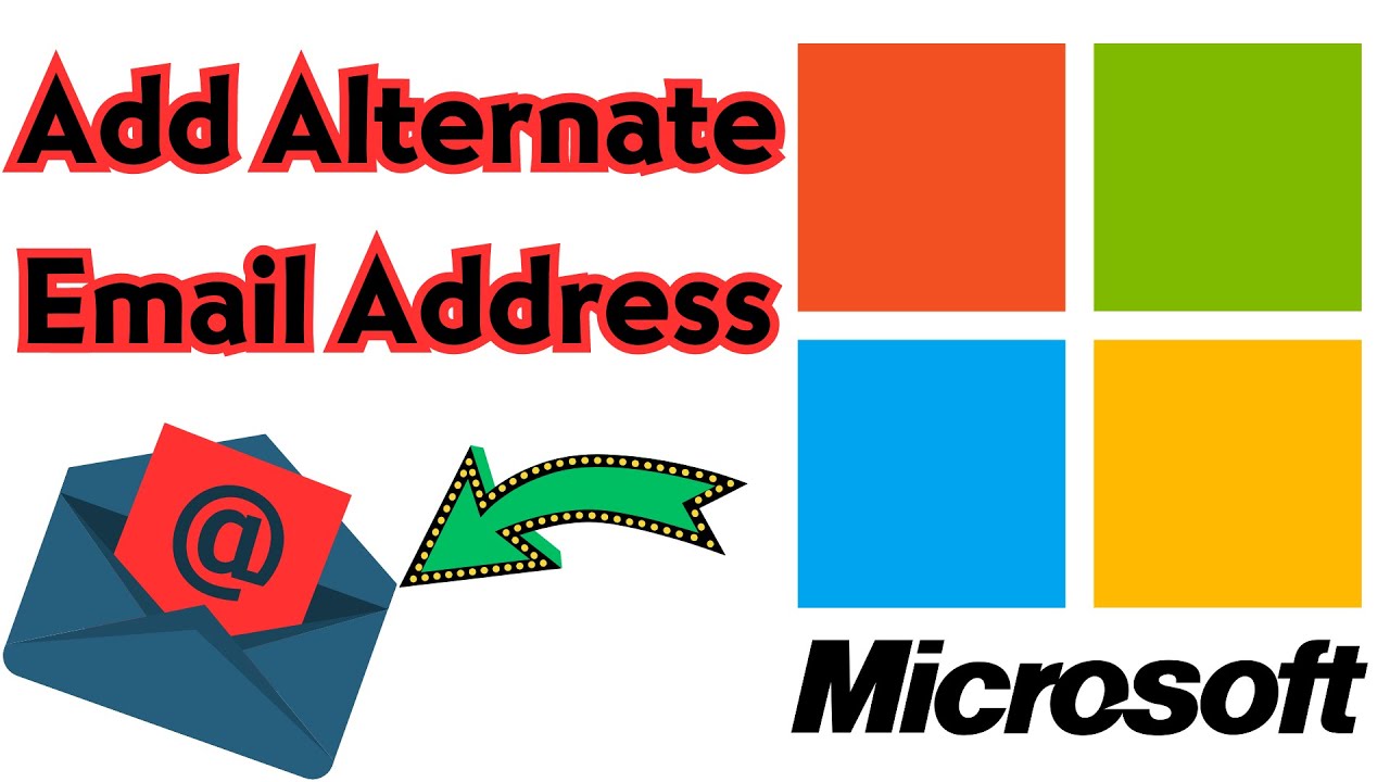 Add Alternate Email Address On Microsoft Account YouTube