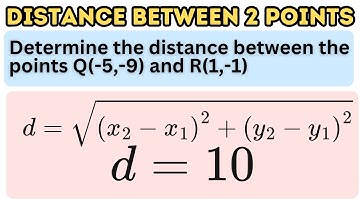 Distance Formula: How to Find the Distance Between Two Points (Part 1)