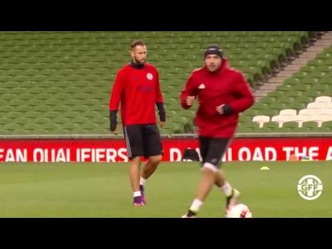 საქართველოს ნაკრების ვარჯიში \"ავივას\" სტადიონზე