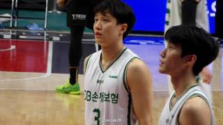 220103 원주DB vs KT 직관 | 허웅 focus 하프타임 선수들 간 얘기하며 후반을 준비하는 디비
