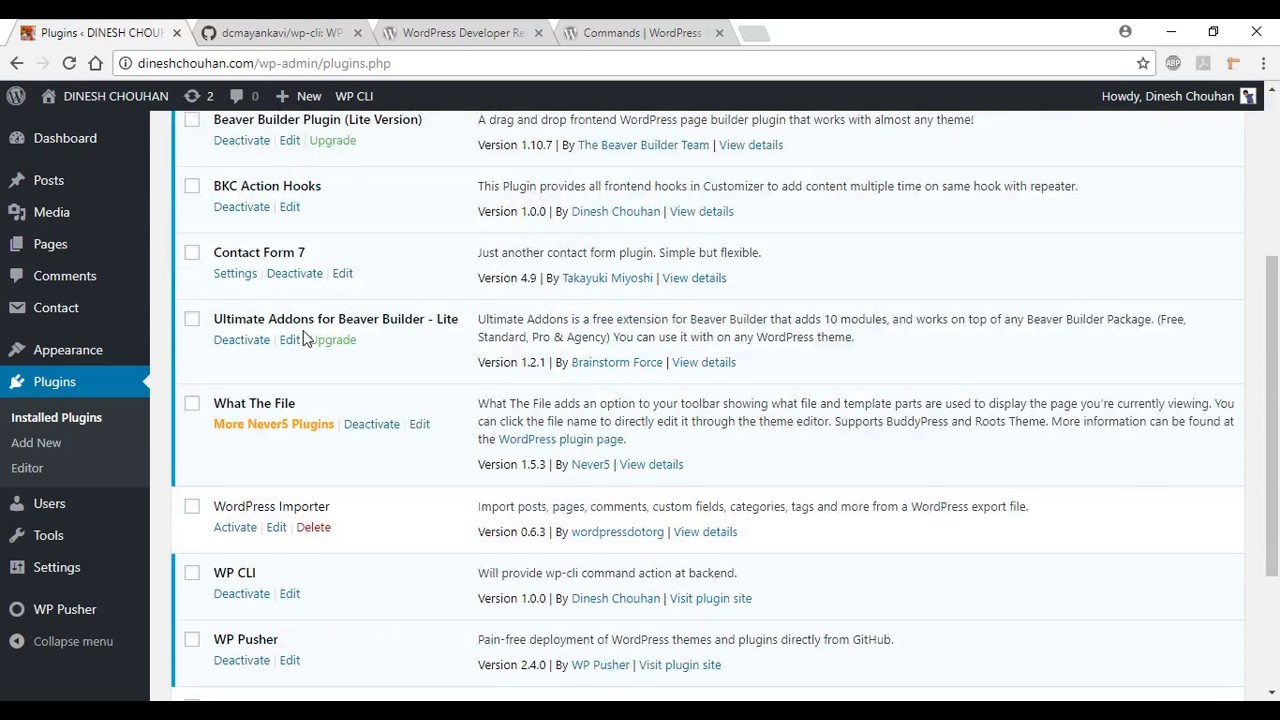 How to use WP CLI from WordPress Dashboard? - YouTube