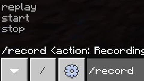 Actual Replay Mode on Bedrock Edition