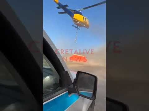 Τιτάνια προσπάθεια της Πυροσβεστικής στο νότιο Ρέθυμνο
