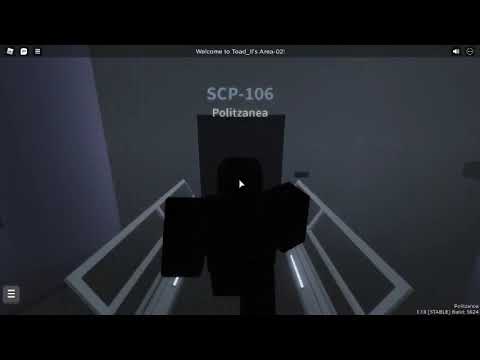 SCP-106 and 457 gameplay in area 02 roblox!