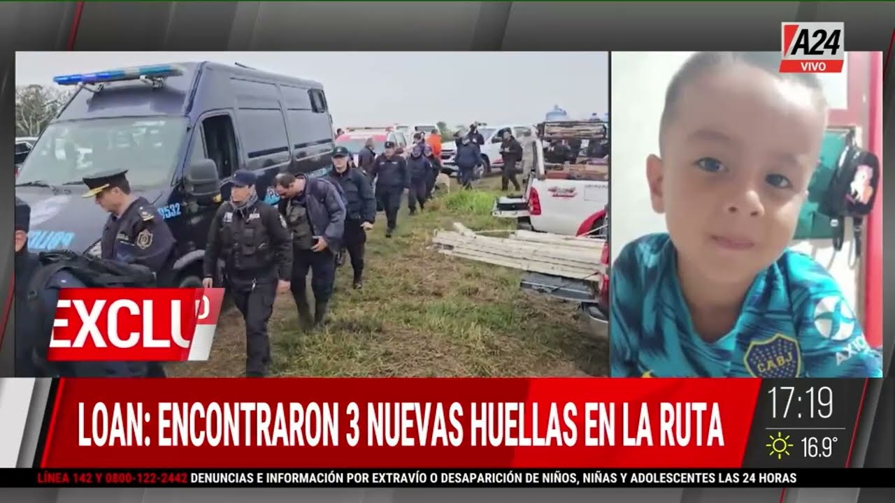 Búsqueda de Loan: una media, un cuchillo y manchas de sangre, los últimos hallazgos del rastrillaje