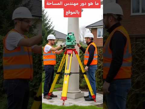 ما هو دور مهندس المساحة بالموقع         القوانين المساحية الهامة