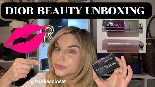 DIOR BEAUTY UNBOXING | BAG GIVEAWAY DETAILS! #dior #diorbeauty #diorunboxing #purses