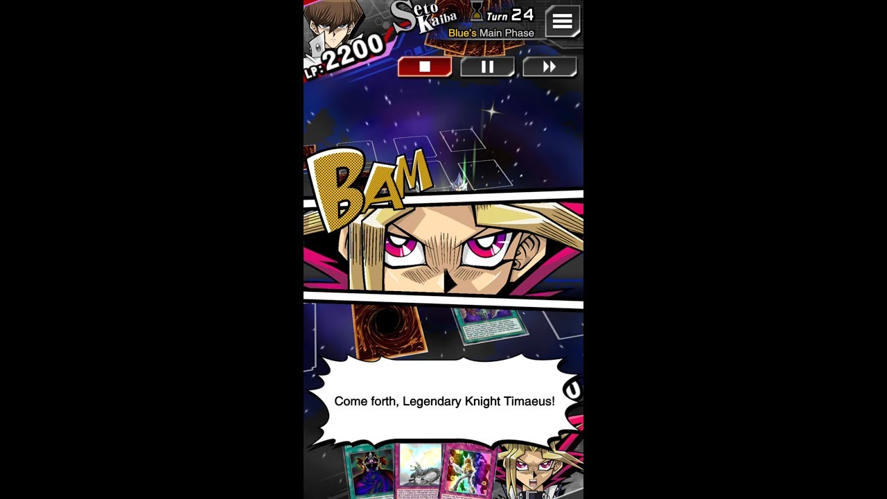 Yugioh Duel Links - Yugi's Deck to summon : Timaeus The Knight of Destiny  Legendary Knight