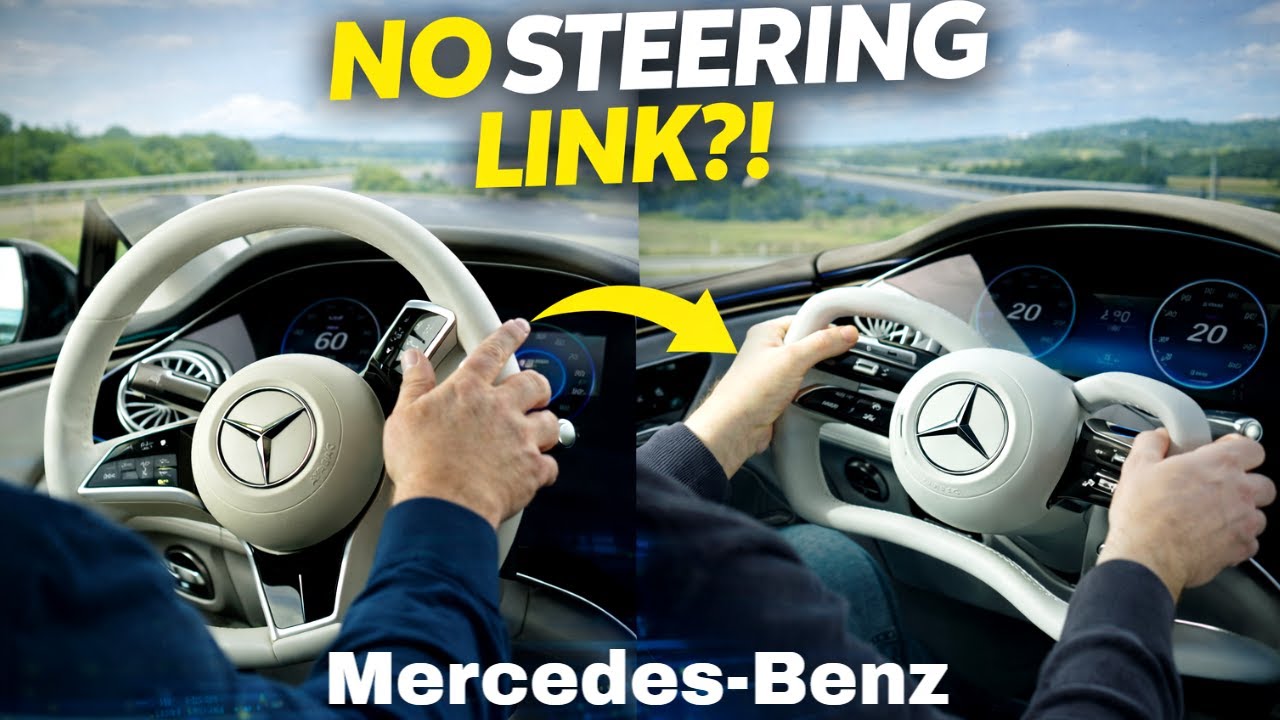 Mercedes EQS Steer By Wire Changes Driving Forever - YouTube
