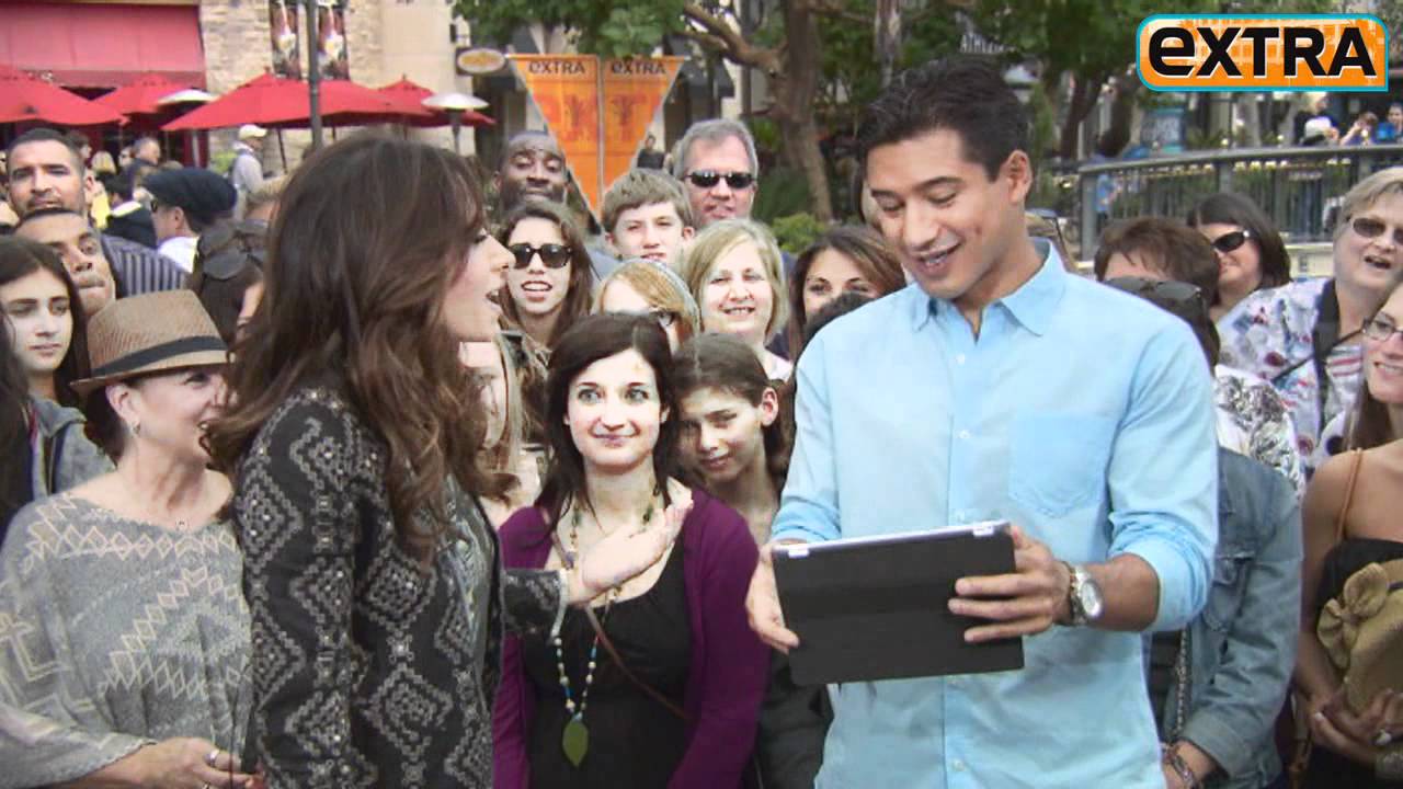 Sarah Shahi Shows Off Her Cheerleader Moves at the Grove!