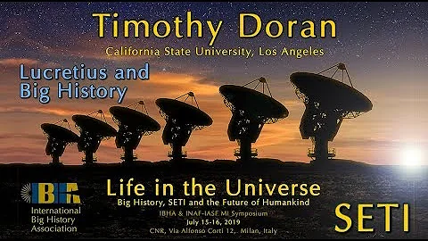 Timothy Doran, Lucretius and Big History